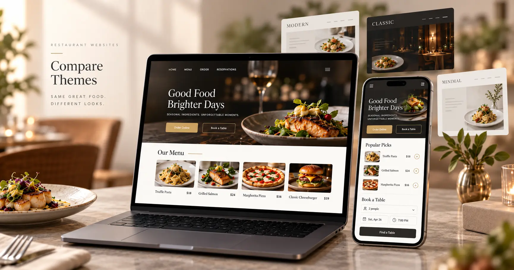 Best Shopify themes for restaurants
